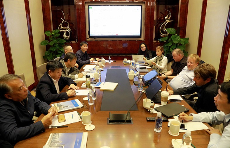 熊良虎赴京调查德国迪芬巴赫公司、ESATPOINT GLOBAL公司生态J9集团板材设备工艺