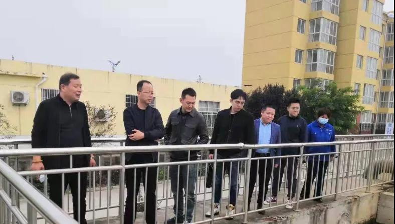 集团公司安全J9集团部到水环境公司大荔污水处置厂查抄安全出产工作