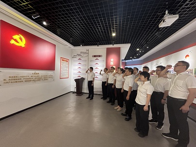 商南公司结合党支部发展“赓续红色血脉，砥砺奋进征程——庆祝中国共产党成立104周年”主题党日活动